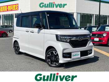 ホンダ Ｎ ＢＯＸ カスタム G L ターボ ホンダセンシング 1オーナー 8型ナビ Bカメラ 両側電動 ETC