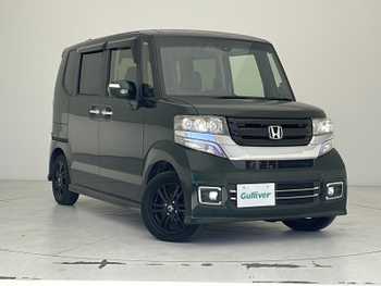 ホンダ Ｎ ＢＯＸ カスタム SSブラックSパッケージ 禁煙車 純正ナビ 両側パワスラ 純正アルミ