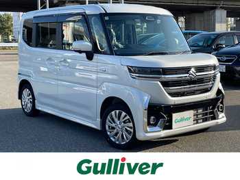 スズキ スペーシア カスタム HYBRID GS 4WD純正9型ナビ  TV 全方位カメラ LED