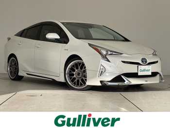 トヨタ プリウス Sセーフティプラス 純正9型ナビ モデリスタエアロ Bカメラ LED