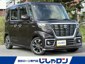 スズキ スペーシア カスタム HYBRID XS ターボ 全方位モニター 前後ドラレコ 純正SDナビ