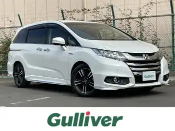 ホンダ オデッセイ ハイブリッド アブソルートセンシングEXパック 純正8型ナビ 11型後席モニタ レザー BSM