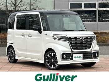 マツダ フレアワゴン カスタムスタイル ハイブリッド XS デュアルカメラブレーキサポート/純正ナビ