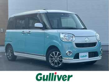 ダイハツ ムーヴ キャンバス X LTD メイクアップ SA Ⅲ 純正オーディオ　衝突軽減　4WD　保証書