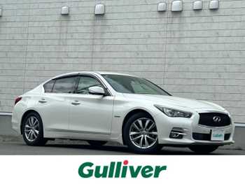 日産 スカイライン ハイブリッド 350GT FOUR 純正ナビ 全周囲カメラ クルコン ETC 禁煙