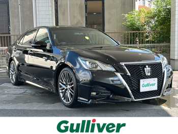 トヨタ クラウン ハイブリッド アスリートS 後期型 純正OPナビ RSRフルタップ車高調