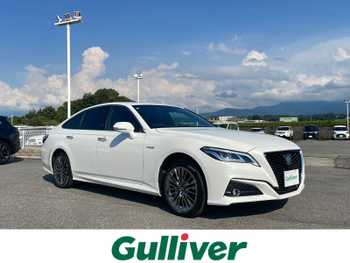 トヨタ クラウン ハイブリッド G－エグゼクティブ Four 禁煙車/4WD/サンルーフ/純正ナビ/BT/BSM