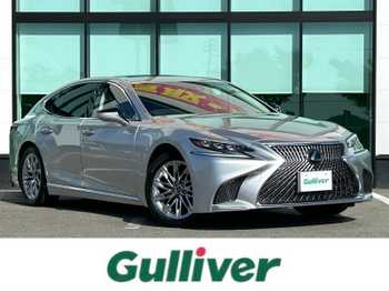 レクサス ＬＳ 500h Iパッケージ サンルーフ 三眼LEDヘッド 純正ナビ 全方位