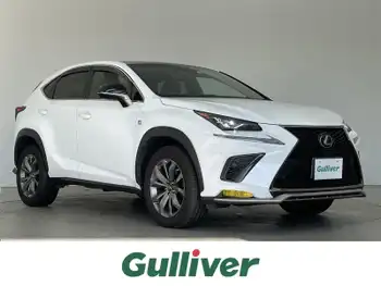 レクサス ＮＸ 300 Fスポーツ SR 純正12.3型ナビ Bカメラ 黒革 三眼LED