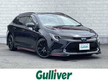 トヨタ カローラツーリング ハイブリッド ダブルバイビー TRDエアロ 純正8型ナビ フルセグ レイズAW