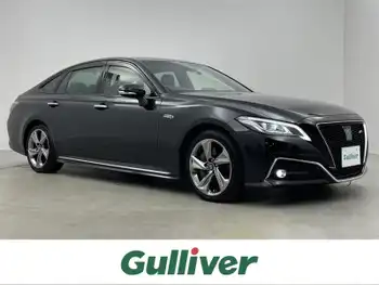 トヨタ クラウン ハイブリッド RS アドバンス 純正ナビ バックカメラ BSM HUD 黒レザー