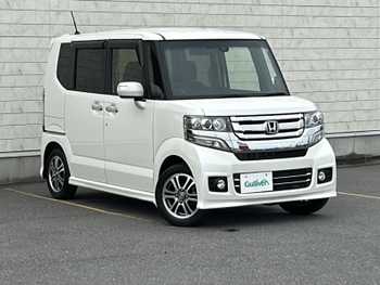 ホンダ Ｎ ＢＯＸ カスタム G Lパッケージ 1オーナー 禁煙車 純正ナビ Bカメラ ETC