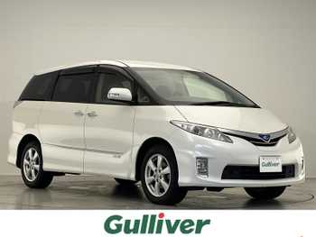トヨタ エスティマ ハイブリッド X 純正ナビ 両側電動 ETC 後席モニター
