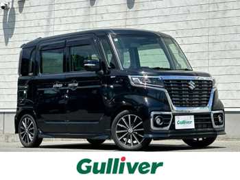 スズキ スペーシア カスタム HYBRID XS ターボ 8インチナビ 両パワスラ クルコン 禁煙車