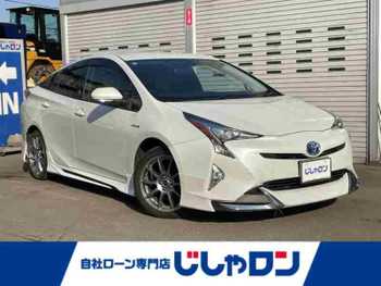 トヨタ プリウス S 社外エアロ純正ナビTVバックカメラ