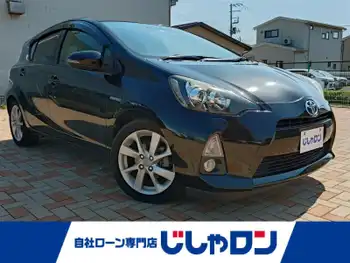 トヨタ アクア G ブラックソフトレザーセレ 純正ナビ/Bluetooth/ETC/レザーシート