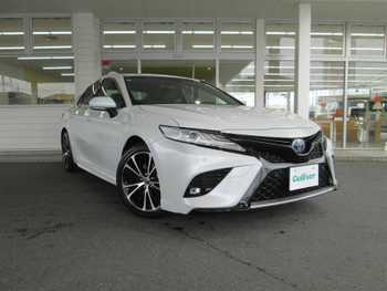 トヨタ カムリ WS TRDフロント 純正ナビ Bカメラ ハーフレザ-