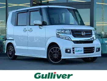 ホンダ Ｎ ＢＯＸ カスタム ターボ SSブラックSパッケージ 純正ナビ バックカメラ クルコン 両側電動