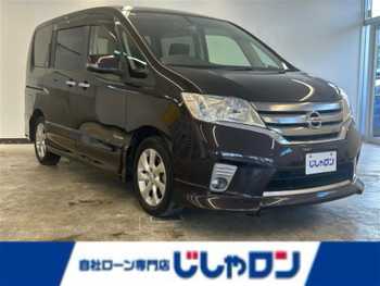 日産 セレナ ハイウェイスター S HV Vエアロ 純正ナビ・フリップダウンモニタ 両側パワ