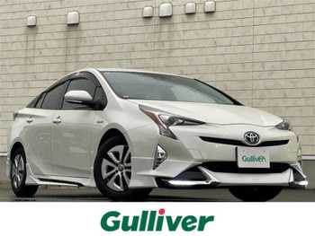 トヨタ プリウス S セーフティセンス 純正9インチナビ エアロ