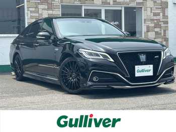 トヨタ クラウン ハイブリッド RS アドバンス TRDエアロ/黒革電動/ナビ/HUD/全方位/19AW