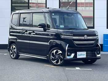 スズキ スペーシア カスタム HYBRID XS 社外ナビ Bカメ 両側電動扉 温席 衝突軽減