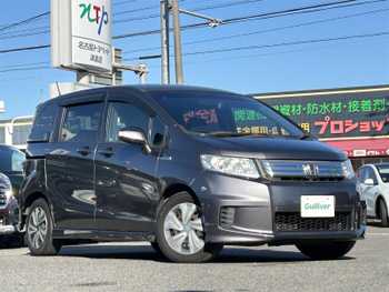 ホンダ フリード スパイク ハイブリット ジャストセレクション 禁煙黒半革フリップダウンBカメラドラレコ