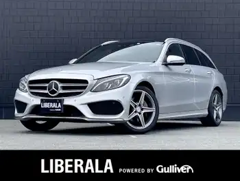 メルセデス・ベンツ Ｃ２２０ｄ ワゴン ローレウスエディション サンルーフ 黒革 ACC RSP 純正ナビTV Bカメ