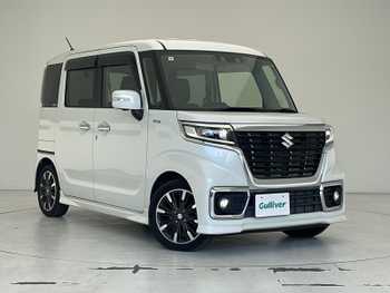 スズキ スペーシア カスタム HYBRID XS 純正8型ナビ 全方位モニター 両側パワスラ