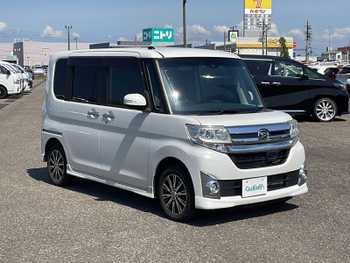 ダイハツ タント カスタム X トップED SAⅡ 衝突軽減 SDナビ DTV BT ETC LEDライト