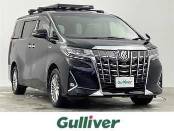 トヨタ アルファードハイブリット G 禁煙 10型ナビTV 後席モニター 革シート