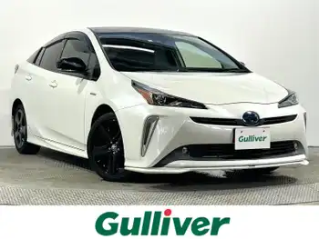 トヨタ プリウス S ツーリングセレクション TRDエアロ 黒革 純正9incナビTV Bカメラ