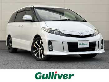 トヨタ エスティマ アエラス 純正ナビ 後席モニター オットマン ETC