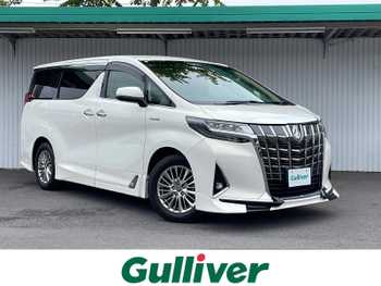 トヨタ アルファードハイブリット G Fパッケージ ベージュ革 TRDエアロ 純正メーカーナビ