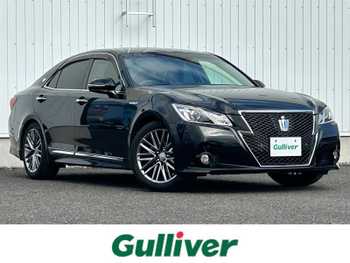 トヨタ クラウン ハイブリッド アスリートS 純正ナビ Bカメラ 黒革シート LED ETC