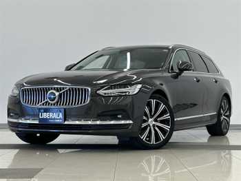 ボルボ Ｖ９０ B6 AWD インスクリプション 純正ナビ　全周囲カメラ　ACC　ACP　白革S