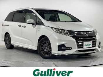 ホンダ オデッセイ ハイブリッド アブソルート・EXホンダセンジング 禁煙 純正ナビ 全周囲 両側電動 DミラーBSM