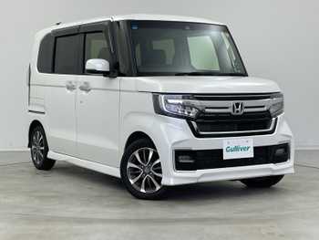 ホンダ Ｎ ＢＯＸ カスタム L ワンオーナー メモリナビ バックモニター