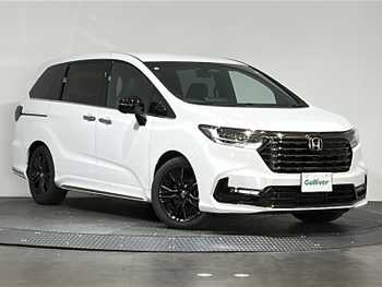 ホンダ オデッセイ ハイブリッド e:HEVアブソルート EXブラックED 11型ナビ 全方位 黒革 衝突軽減 両側電動