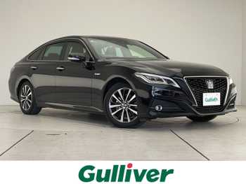 トヨタ クラウン ハイブリッド G セーフティセンス 純正8型ナビ HUD BSM