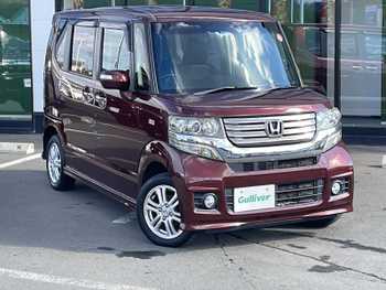 ホンダ Ｎ ＢＯＸ カスタム G Lパッケージ 社外ナビ Bカメラ 両パワスラ 純エンスタ