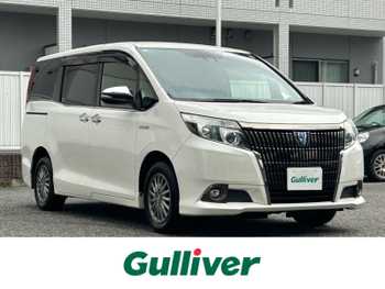 トヨタ エスクァイア ハイブリッド Gi ブラックテーラード 純正9型ナビ Bカメラ ETC ドラレコ 禁煙車