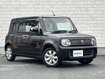 スズキ ラパン X セレクション 社外ナビ シートヒーター TV 革巻きステア