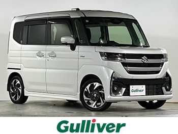 スズキ スペーシア カスタム HYBRID XS ターボ 禁煙 4WD ターボ 9型ナビ 全方位 HUD LED