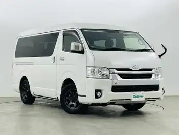 トヨタ ハイエース ファインテックツアラー フリップダウンモニター 社外ナビ 衝突軽減