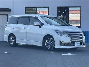 日産 エルグランド ライダー ブラックライン黒本革シート 1オナ 純正ナビ 天吊モニタ ドラレコ 革席
