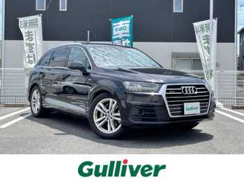 アウディ Ｑ７ 3.0TFSI クワトロ Sライン PKG 純正ナビワンシートヒーター全方位ETCLED
