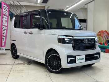 ホンダ Ｎ ＢＯＸ カスタム ターボ コーディネートS 禁煙 1オナ 9型ナビ Bカメ 半革 両側自動