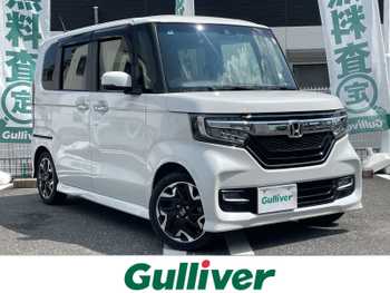 ホンダ Ｎ ＢＯＸ  ワンオーナーハーフレザーシート純正ナビ