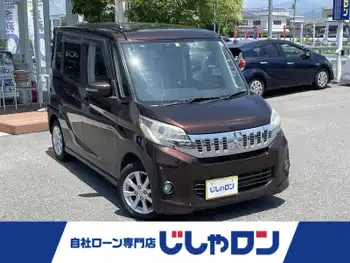 三菱 ｅＫスペース カスタムG 左パワースライド 社外ナビ フルセグTV